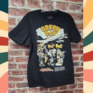 Green Day Dookie Tee S | Retro Band Graphic Shirt Vintage Punk Rock 90s Black